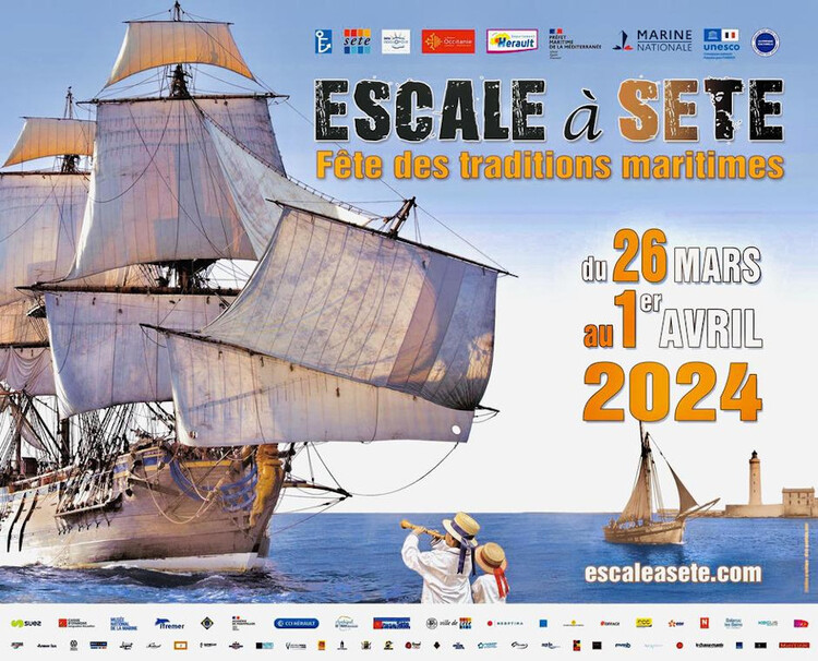 Escale à Sète 26 mars au 1er avril 2024